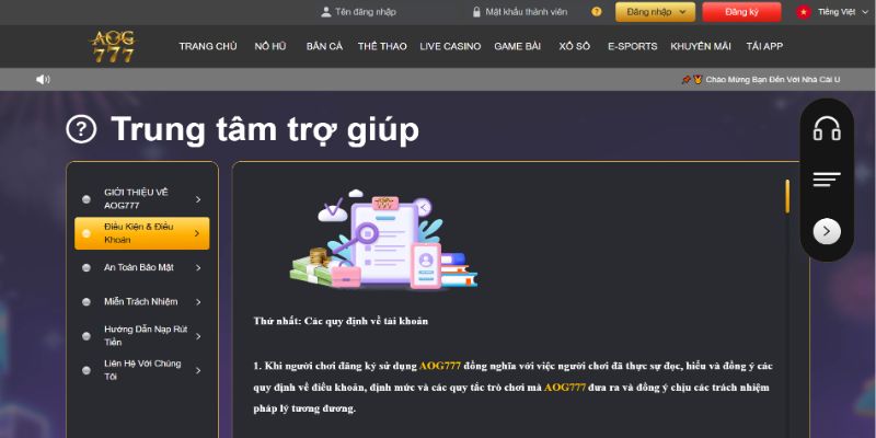 Điều Khoản & Điều Kiện Aog777 - Tổng Hợp Quy Định Chi Tiết 1 Vai-tro-dieu-khoan-va-dieu-kien-AOG777