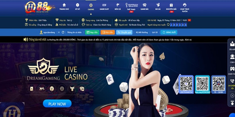 Casino QH88 - Giải trí đổi thưởng không giới hạn mỗi ngày 2 Top nhà cung cấp game hàng đầu cho casino QH88