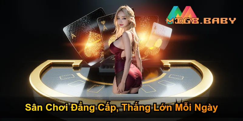 MIG8 COM – Cổng Game Cá Cược Đỉnh Cao Không Thể Bỏ Qua 1 Giao diện trang chủ MIG8 COM với thiết kế hiện đại sắc nét trên màn hình máy tính - MIG8 COM