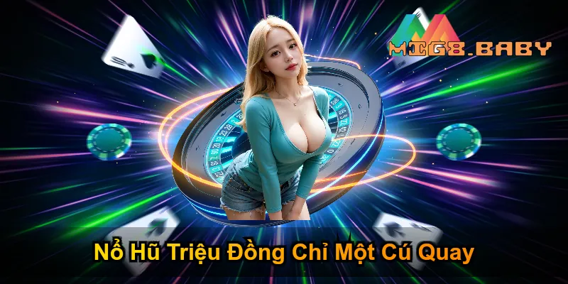 MIG8 COM – Cổng Game Cá Cược Đỉnh Cao Không Thể Bỏ Qua 2 Màn hình slot game jackpot với hiệu ứng ánh sáng rực rỡ cuốn hút - MIG8 COM